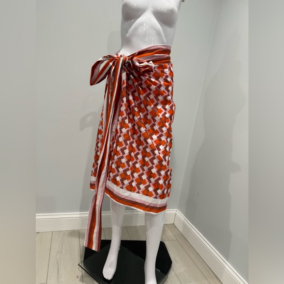 $290 SILVIA TCHERASSI Giulia Skirt Pareo size S - Picture 6 of 10